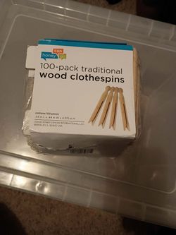Clothes pin wooden