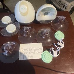 Double Elvie Wearable Breast pump W/accessories! 