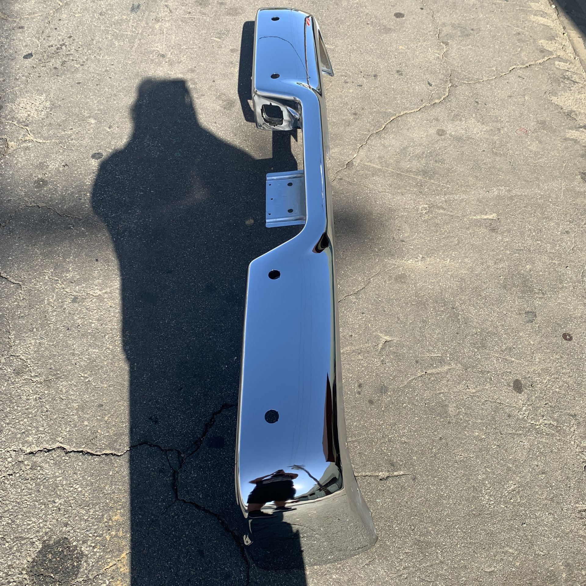 Dodge Ram Rear Bumper OEM 2009 2010 2011 2012 2013 2014 2015 2016 2017 2018 (sensor holes)