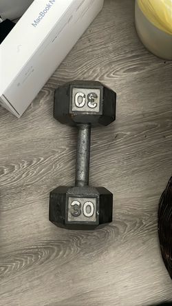 30 pound dumbbell