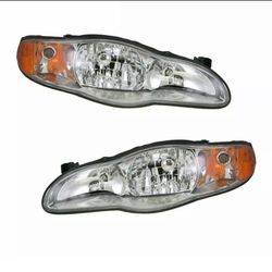 New Headlights Headlamps Left & Right Pair Set 
for 00-05 Chevy Monte Carlo