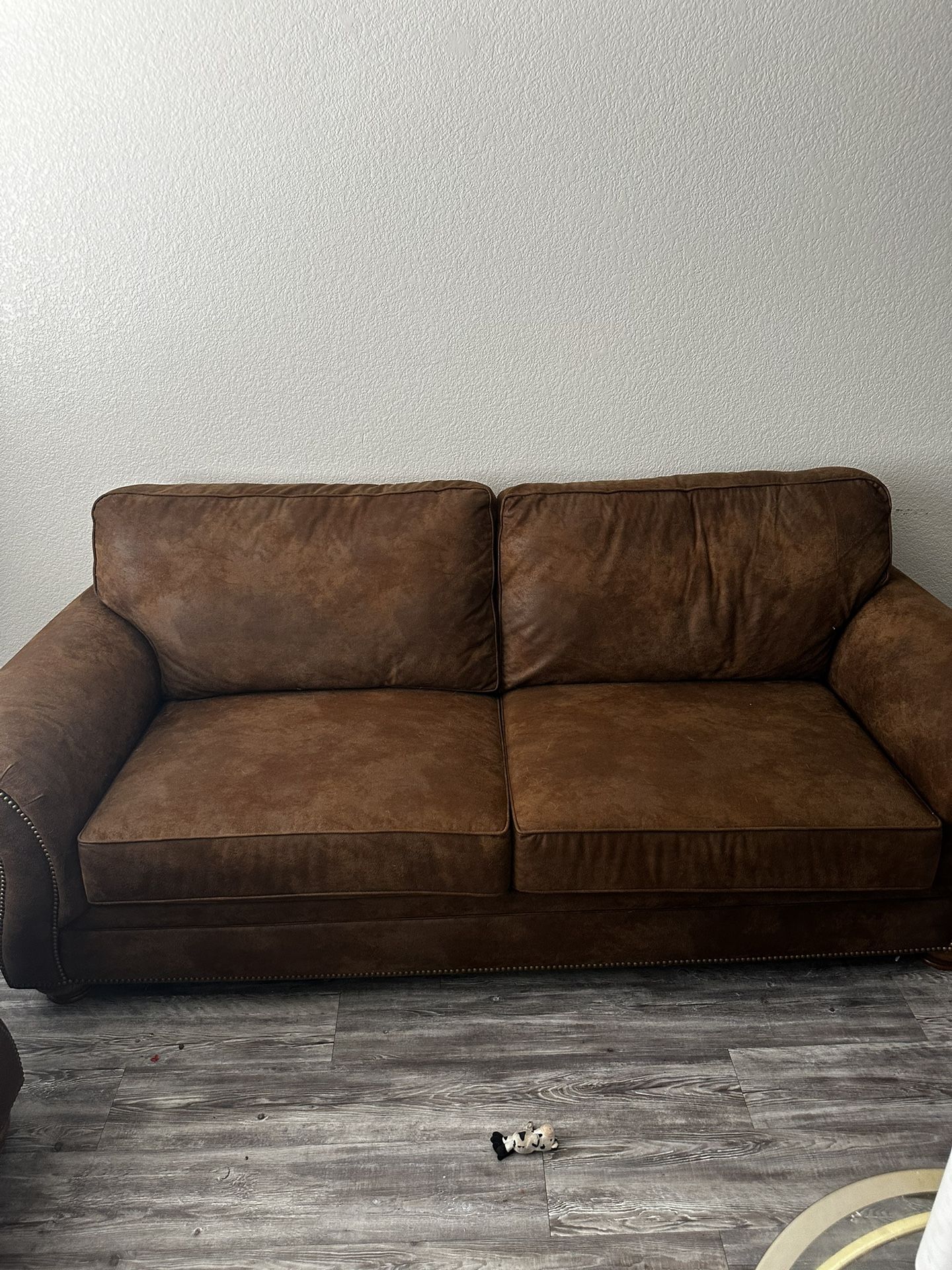 Suede Brown Couch