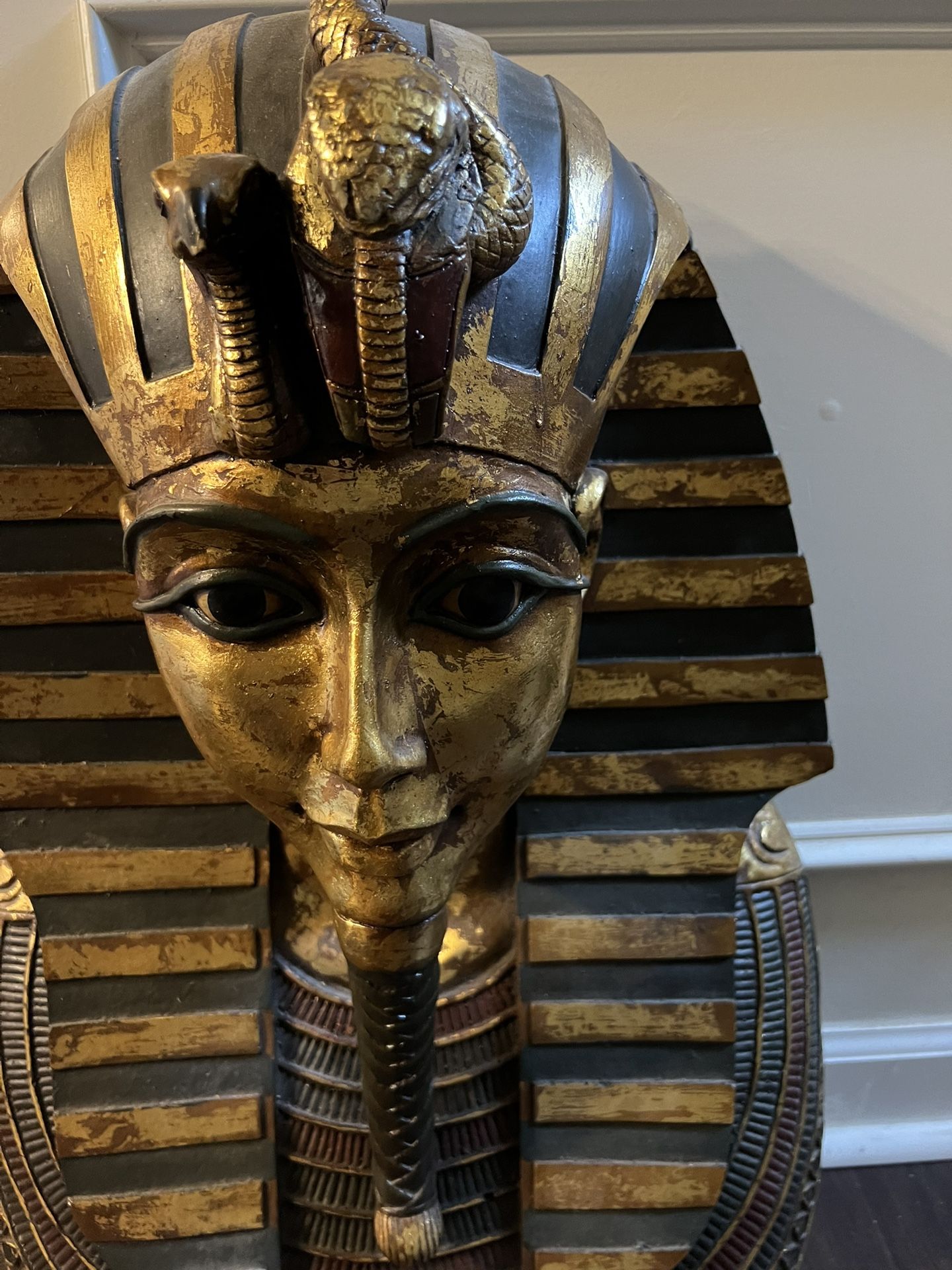 Egyptian King Tut Statue 80’s 24” Inches Tall