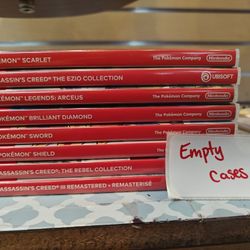 Empty Switch Game Cases