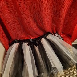 BeetleJuice🪲🧃 WB Blk/Wht Tutu w/bow. One Size fits most, New