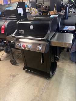 Bbq grill natural gas Weber with side burner