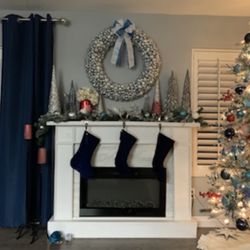 Hand Built Faux Fireplace 