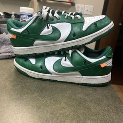 Off White Pine Green Size 13