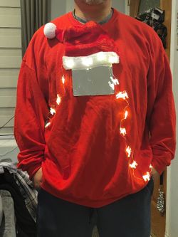 X-Mas Guess Who Is Ugly Mirror Sweater