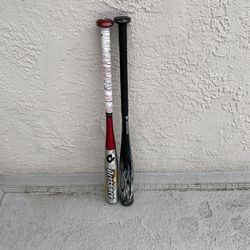 2) 29 Inch Baseball ⚾️ Bats In Good Condition 