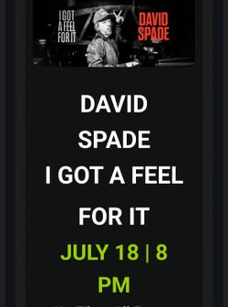 David Spade comedy show
