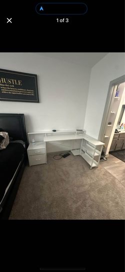 L shaped desk