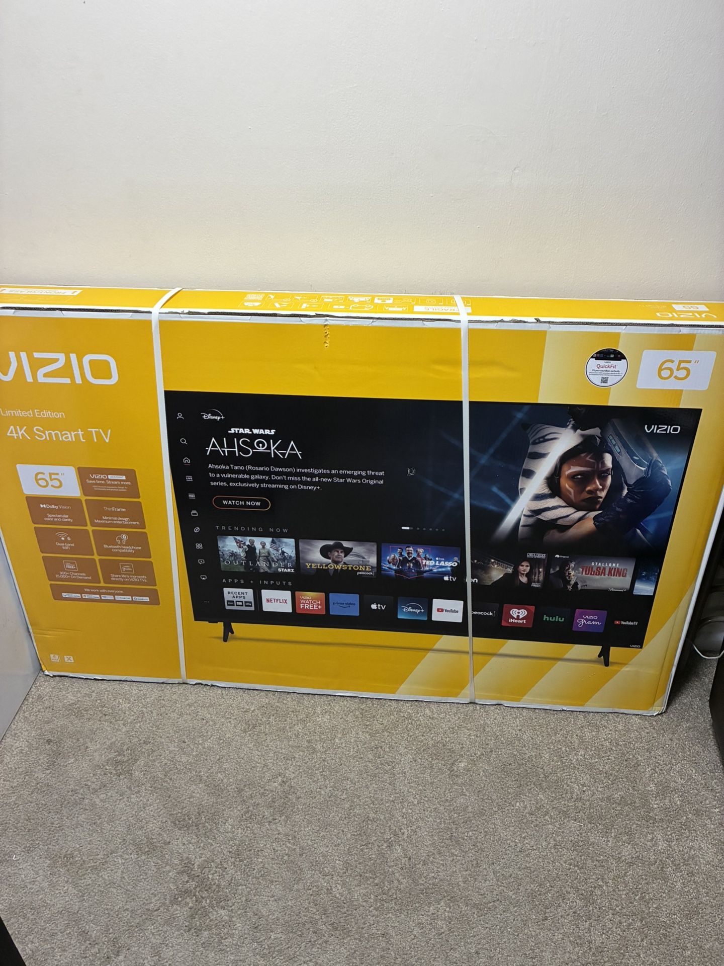 65”Vizio 4K Smart TV