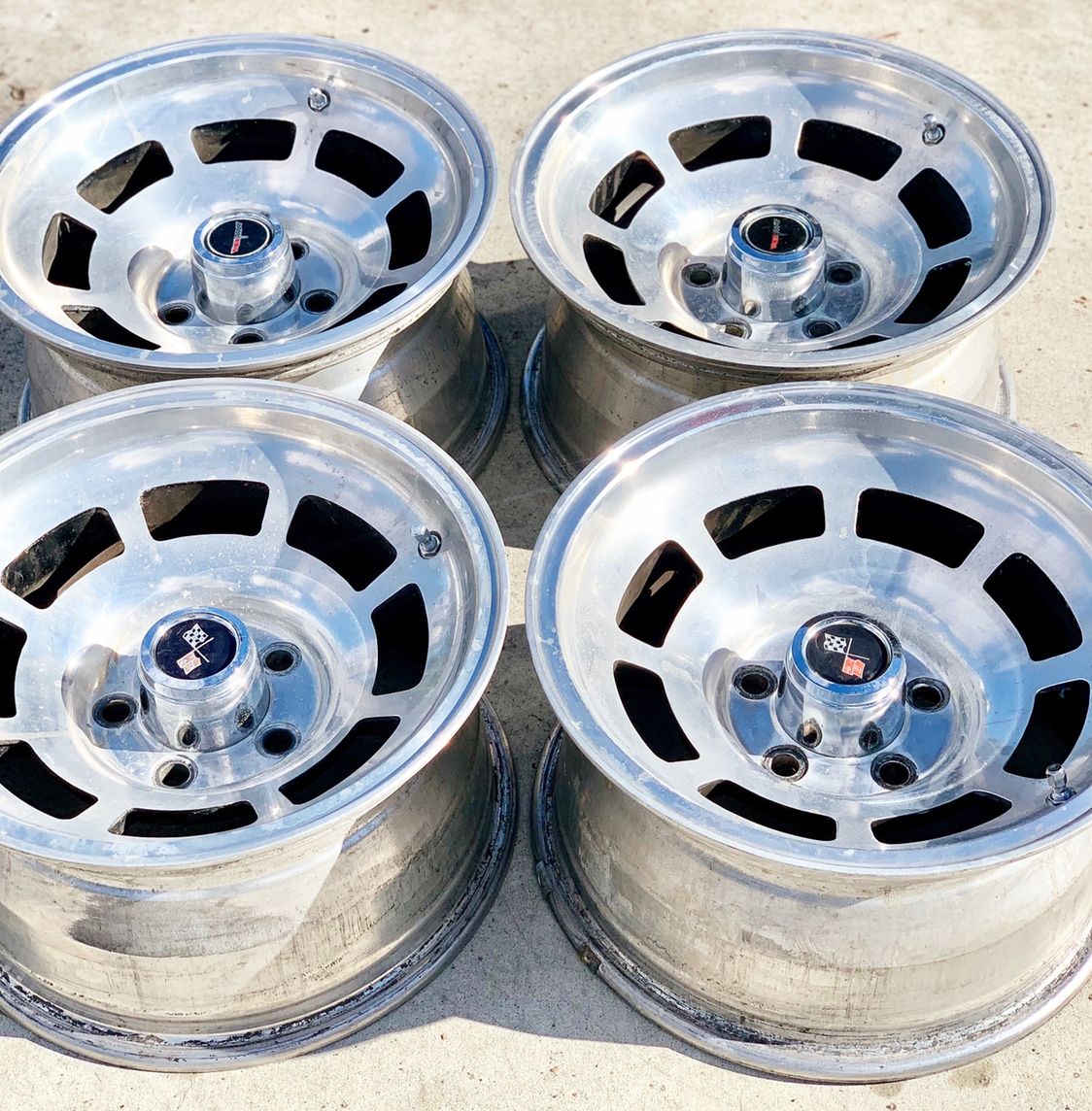 Vintage Chevrolet Corvette Rally Rims 15”