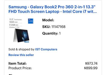Samsung all in one laptop