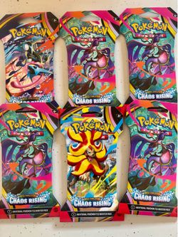 Pokemon Chaos Rising booster packs