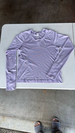 Lululemon Swiftly Tech Long-Sleeve Shirt Lavender Size 8