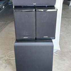 Surround Sound Speakers And Sub Woofer