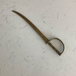 8 Inch Brass Sword Letter Opener