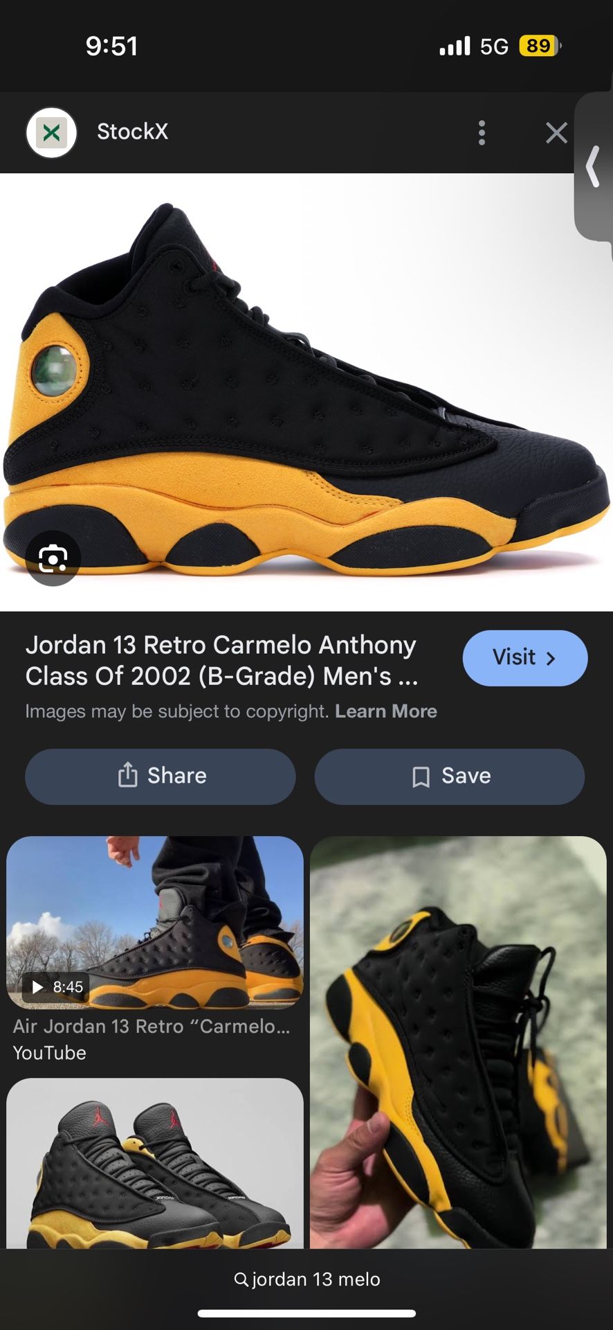 Jordan 13 Melo