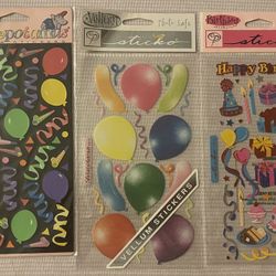 Birthday Stickers New