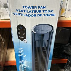 OmniBreeze 39.3" Tower Fan 4 Speed with Remote Control Preowned+