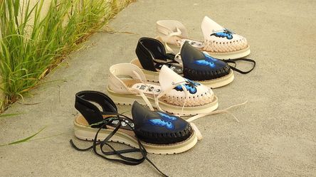 Huarache lace up