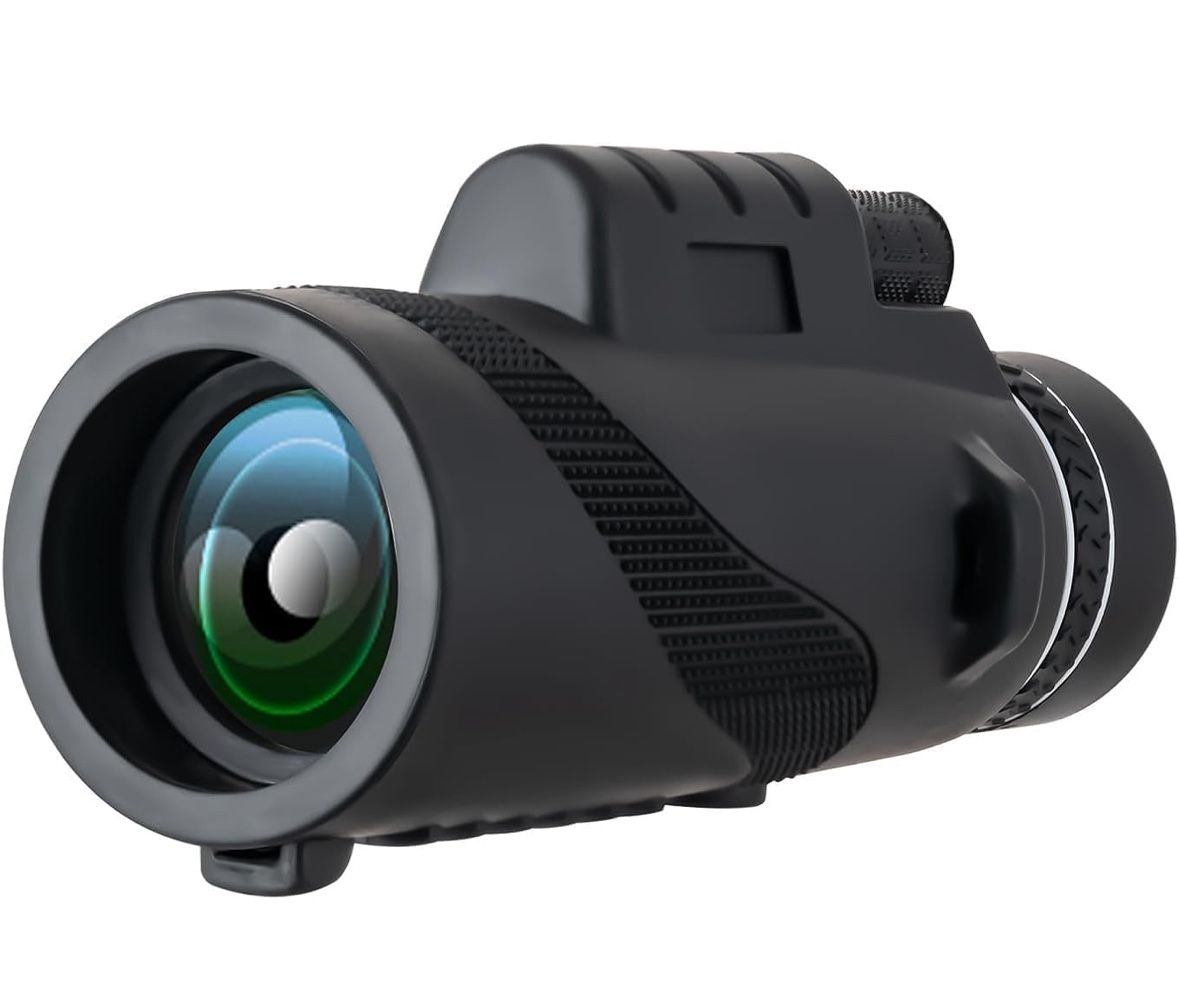 Brand New, 80x100 HD Monocular + Phone Mount & Tripod