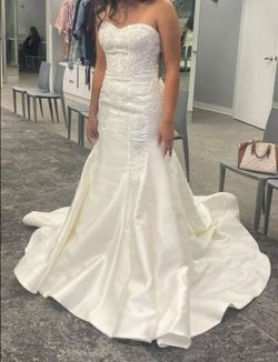 Oleg Cassini, White, Size 8