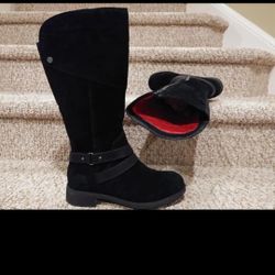 New Women's Size 9 NORTH FACE Boots[Retail $375] Suede Leather, Thermolite 200 Lining, Full Zipper