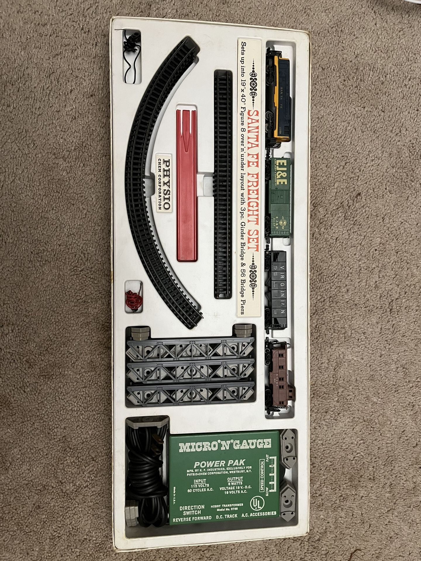 Physio Chem Corp N Scale Train Set