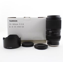 Tamron 70-180mm f/2.8 Di III VC VXD G2 for Sony E – Like New
