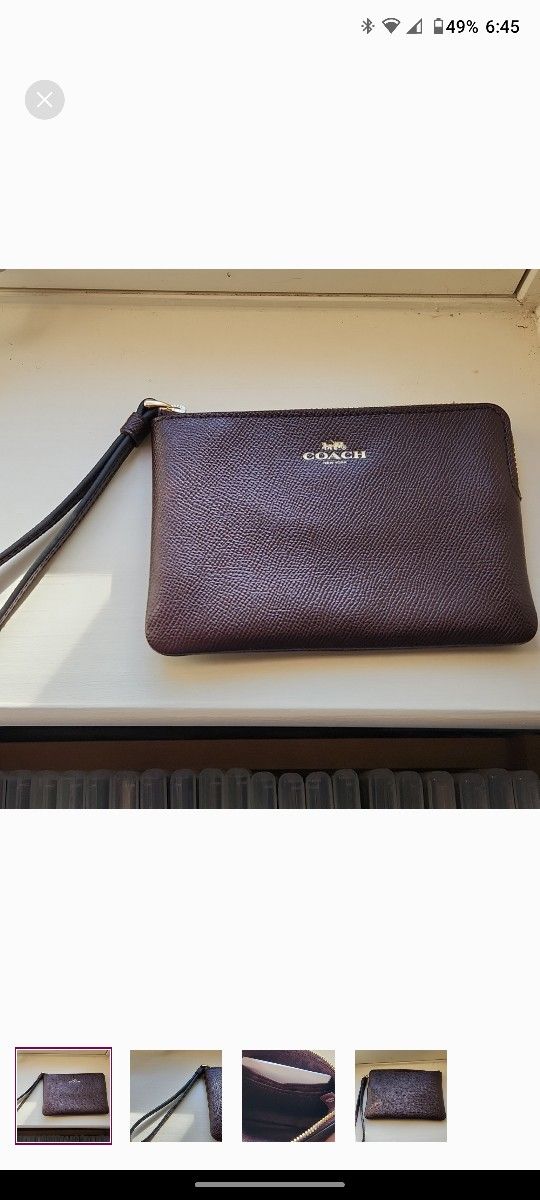 NWT COACH WRISTLET