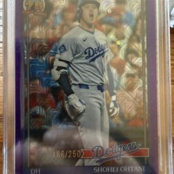 🔥 Shohei Ohtani 2025 Topps Chrome Purple Mini Diamond /250 🔥