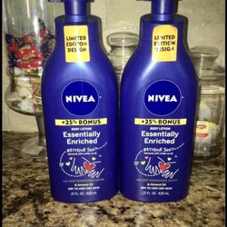 Set of 2 Nivea essentially enriched body lotion•21oz•all for $10