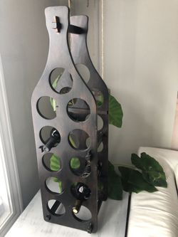 Wooden wine rack
