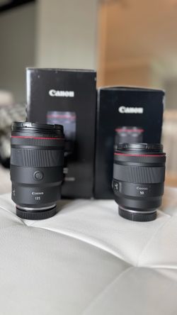 2 CANON RF “L” LENSES (SET) 50 1.2 and 135 1.8