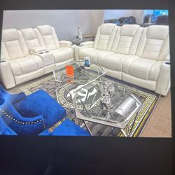 Living Room Set With Electric Power And Charger