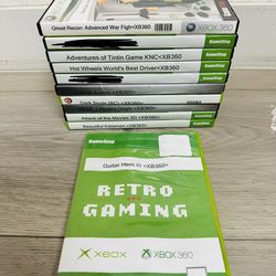 Microsoft Xbox 360 Games , These are collectible games send me offer