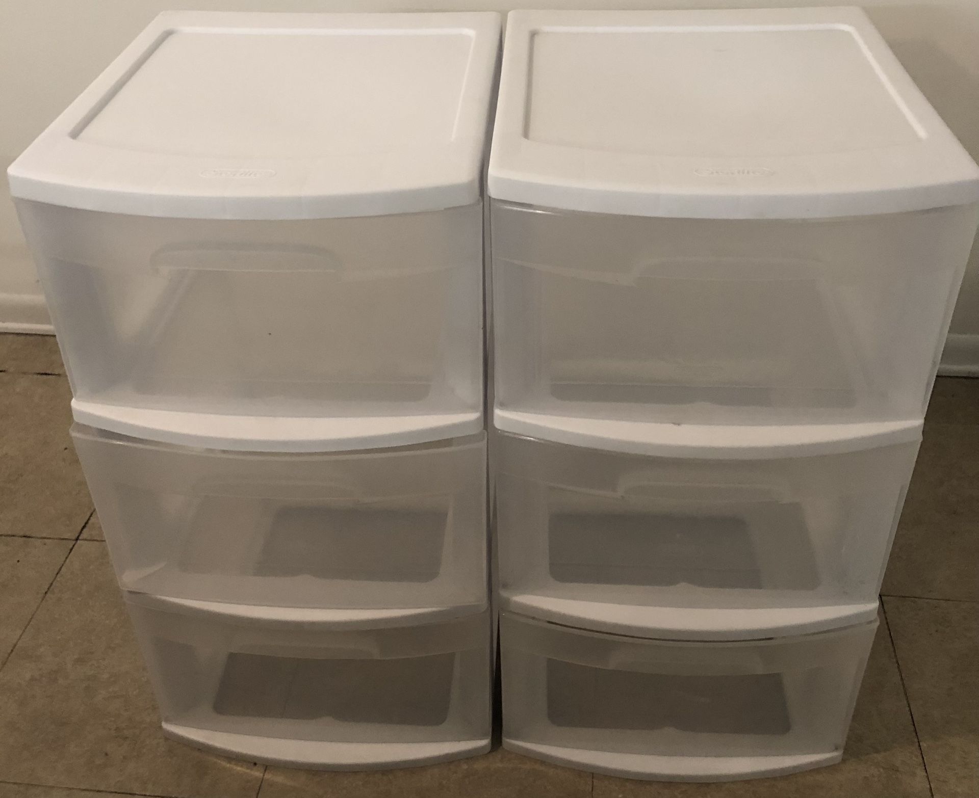 Plastic Drawers/ Storage Both