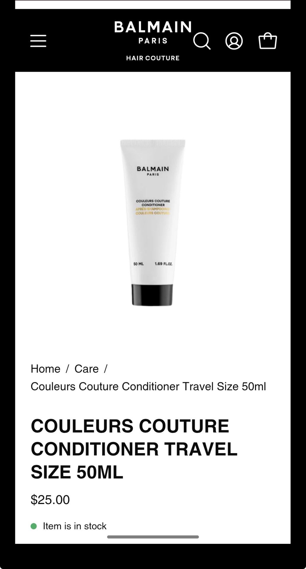 Balmain hair Conditioner