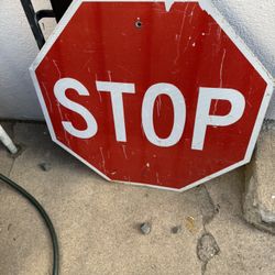 Large Stop Sign 