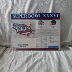 2002 Super Bowl XXXVI New England Patriots And St.Louis Rams 