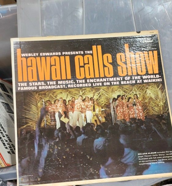 Hawaii Calls Show Vinyl Record