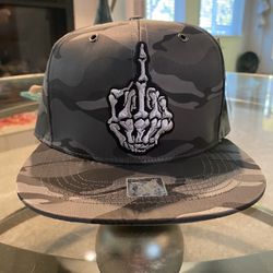 Gray Combo Brand New Baseball Snap Back Flat Brim Hat 