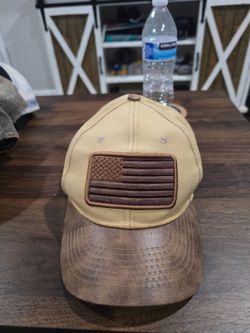 Pit Bull One Size Male Large/LX Brown United States Graphic Hat Cap Trucker