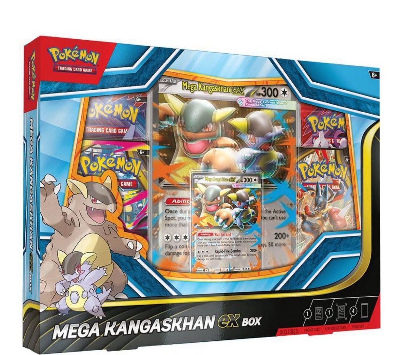 2 Boxes Pokémon Trading Card Game: Mega Kangaskhan ex Box