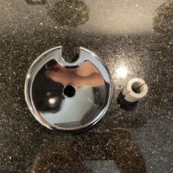 Chrome Soap Dish with 3/4” Rubber Adapter  