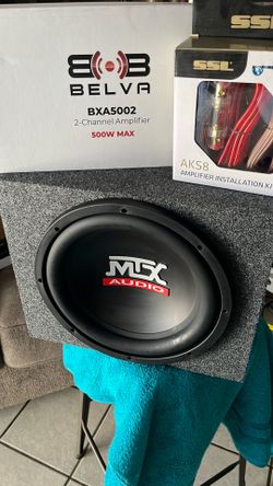 12” single MTX  subwoofer package