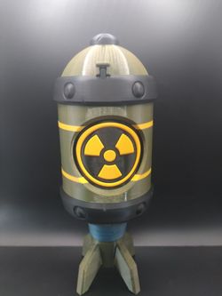 Fallout Atom bomb storage drink container 3D printed